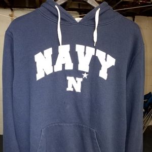 Men's Stadium Athletics Navy Academy Hoodie - Size Large - Navy Blue & Gold